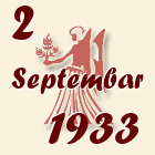 Devica, 2 Septembar 1933.