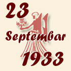 Devica, 23 Septembar 1933.