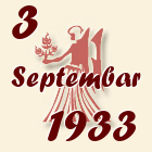 Devica, 3 Septembar 1933.