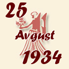 Devica, 25 Avgust 1934.