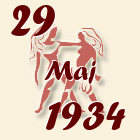Blizanci, 29 Maj 1934.