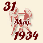 Blizanci, 31 Maj 1934.