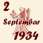 Devica, 2 Septembar 1934.