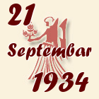 Devica, 21 Septembar 1934.