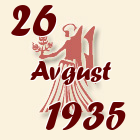 Devica, 26 Avgust 1935.