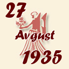 Devica, 27 Avgust 1935.