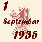 Devica, 1 Septembar 1935.