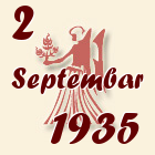 Devica, 2 Septembar 1935.