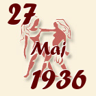 Blizanci, 27 Maj 1936.