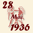 Blizanci, 28 Maj 1936.