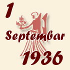 Devica, 1 Septembar 1936.