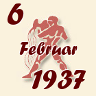 Vodolija, 6 Februar 1937.