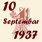 Devica, 10 Septembar 1937.