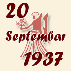 Devica, 20 Septembar 1937.