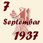Devica, 7 Septembar 1937.