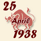 Bik, 25 April 1938.
