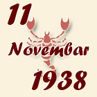 Škorpija, 11 Novembar 1938.