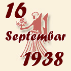 Devica, 16 Septembar 1938.