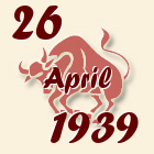 Bik, 26 April 1939.