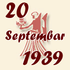 Devica, 20 Septembar 1939.