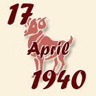 Ovan, 17 April 1940.