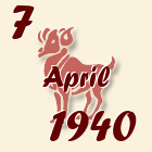 Ovan, 7 April 1940.