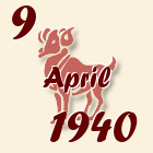 Ovan, 9 April 1940.