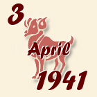 Ovan, 3 April 1941.