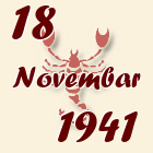 Škorpija, 18 Novembar 1941.