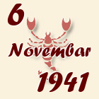 Škorpija, 6 Novembar 1941.