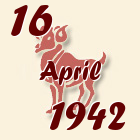 Ovan, 16 April 1942.