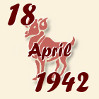 Ovan, 18 April 1942.
