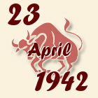 Bik, 23 April 1942.