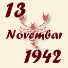 Škorpija, 13 Novembar 1942.