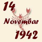 Škorpija, 14 Novembar 1942.