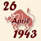 Bik, 26 April 1943.