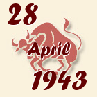 Bik, 28 April 1943.