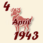 Ovan, 4 April 1943.