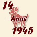 Ovan, 14 April 1945.