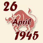 Bik, 26 April 1945.