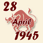 Bik, 28 April 1945.