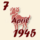 Ovan, 7 April 1945.