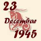 Jarac, 23 Decembar 1945.