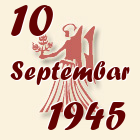 Devica, 10 Septembar 1945.