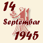 Devica, 14 Septembar 1945.