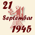Devica, 21 Septembar 1945.