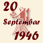 Devica, 20 Septembar 1946.