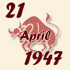 Bik, 21 April 1947.