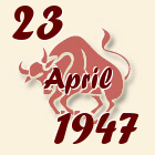 Bik, 23 April 1947.