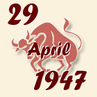 Bik, 29 April 1947.